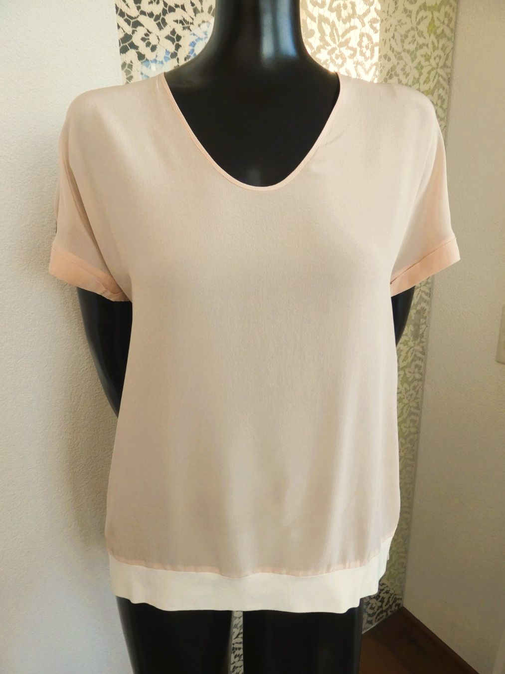 Marc Cain T-shirt: MARCCAIN Shirt Front Seide, Gr. M – Usato da Berneck venduto da chouchou1415