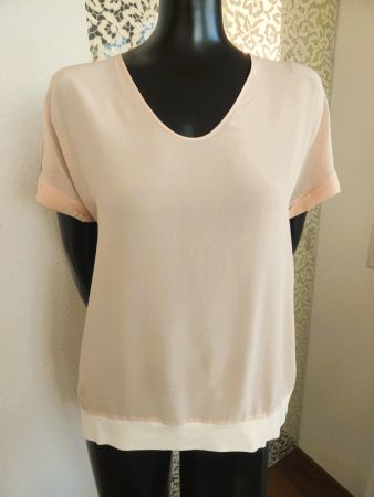 MARCCAIN Shirt Front Seide, Gr. M