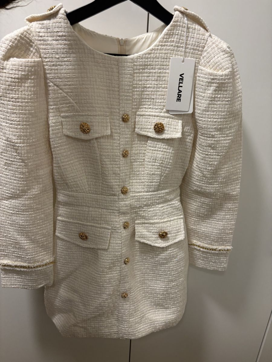 Vestiti: Robe blanc crème de la marque Vellare – Nuovo e nell'imballaggio originale da Zürich venduto da mps_9cp7 1