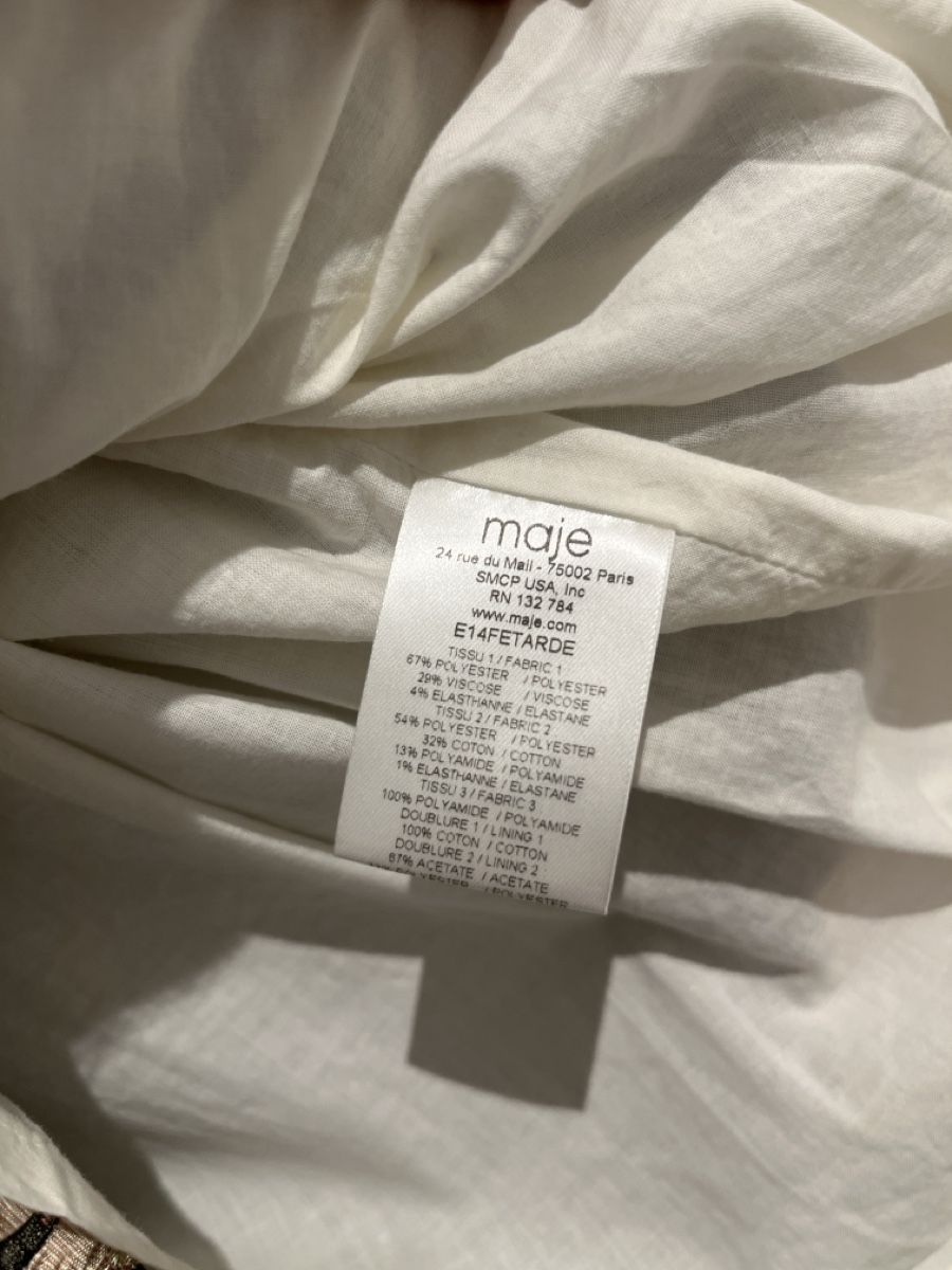 Maje Vestiti: Maje Robe - Pink and white – Usato da Cham venduto da takismenexes 3