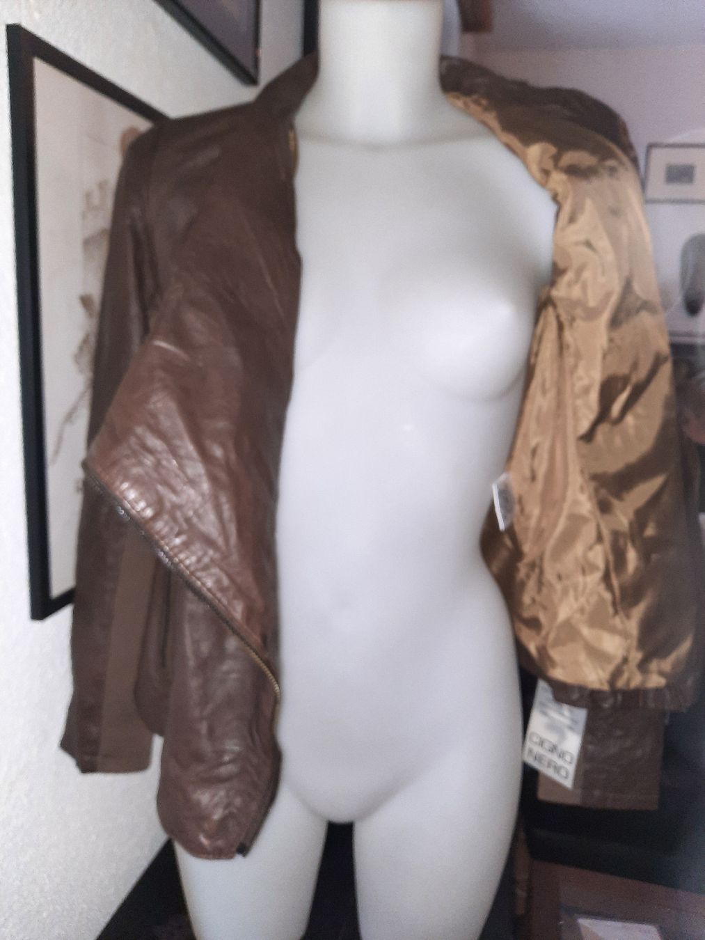 Giacche: giacca Chiodo in PELLE 36 – Nuovo (secondo la descrizione) da Biasca venduto da Old_6blh 7