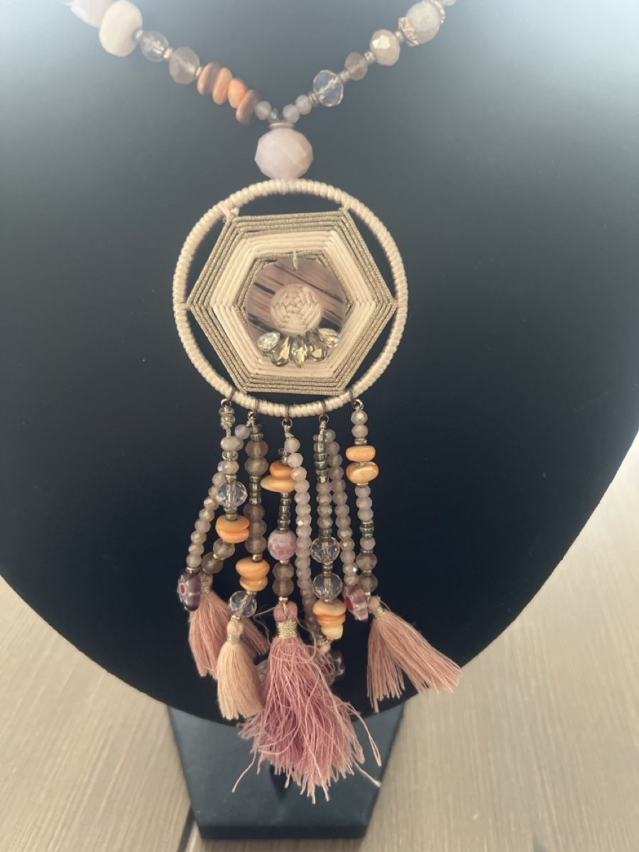 Colliers: Lange Boho Kette mit Quasten – D'occasion à Seon par Sunny-Schmuck78 1