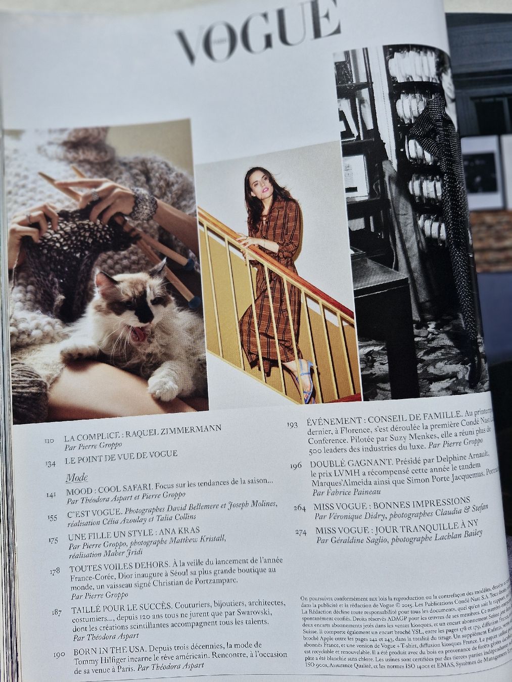 Riviste & Magazine: Vogue Paris Magazin 2015 – Nuovo (secondo la descrizione) da Zürich venduto da Secretariat11 2
