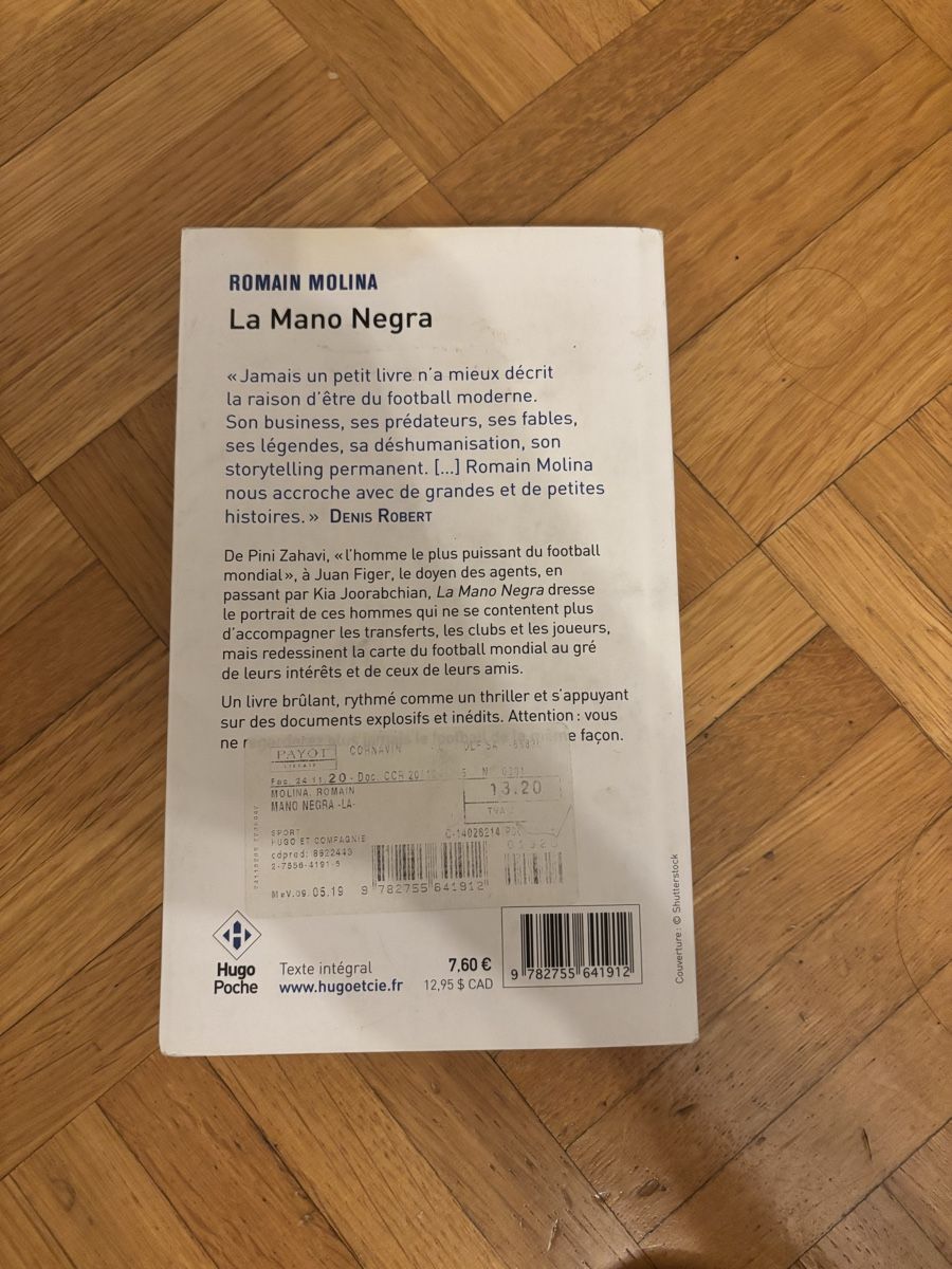 Libri: La Mano Negra - Romain Molina – Usato da Remaufens venduto da nor_sly5 1