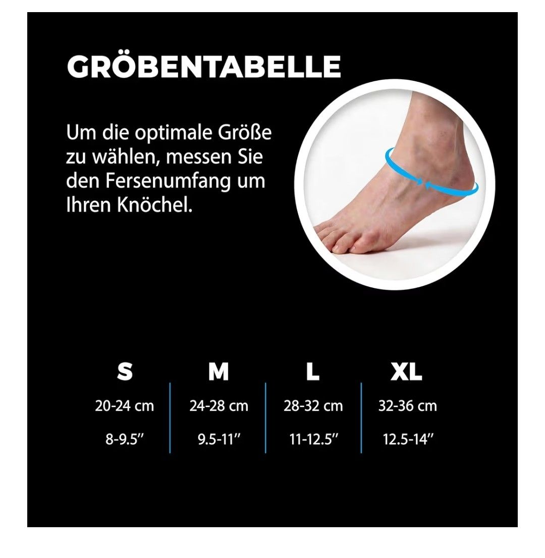 Pedicure: VITTO Ankle Brace,Foot support for ligament damage - Small – Nuovo e nell'imballaggio originale da Bellach venduto da asu_ymz2 1