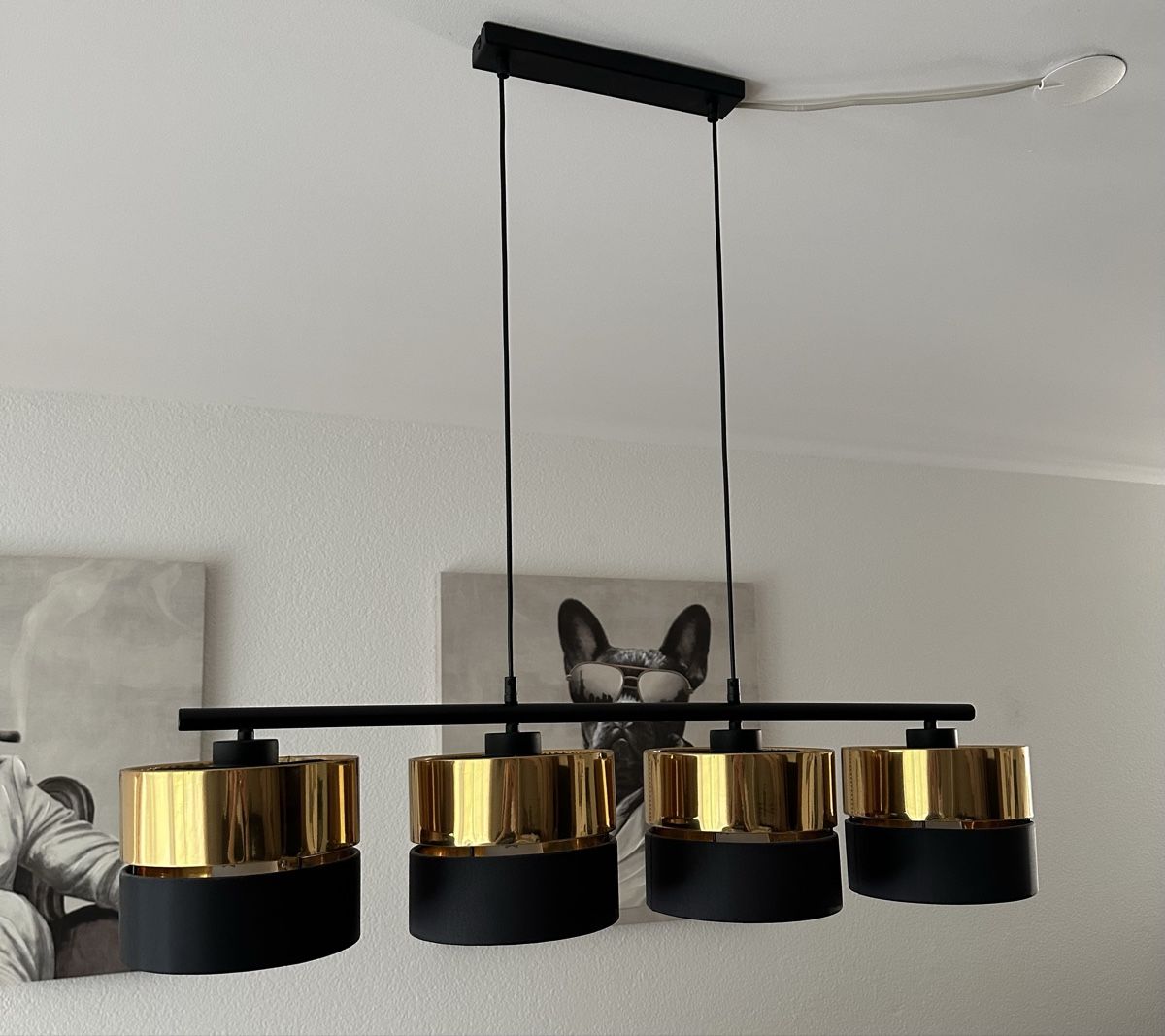 Lampadari & plafoniere: Lampe - Pendelleuchte/Hängeleuchte vierflammig – Usato da Hinwil venduto da Diliborina9598