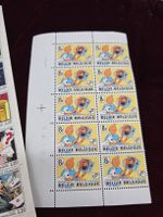 Lot de timbres neufs – Tintin Belgique + La Communication 