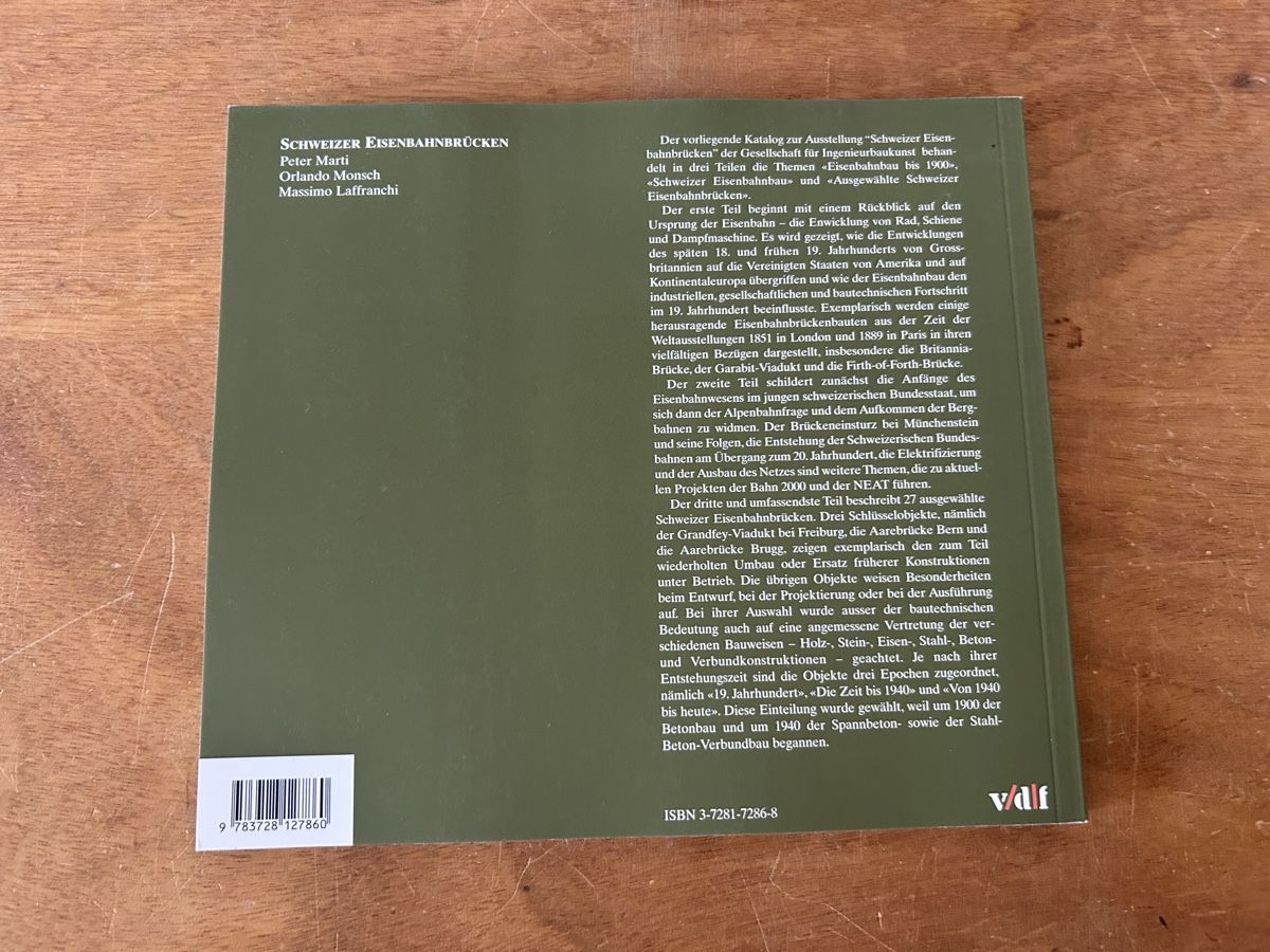 Libri: Schweizer Eisenbahnbrücken. Ingenieurbaukunst – Usato da Zürich venduto da WWehrle 1