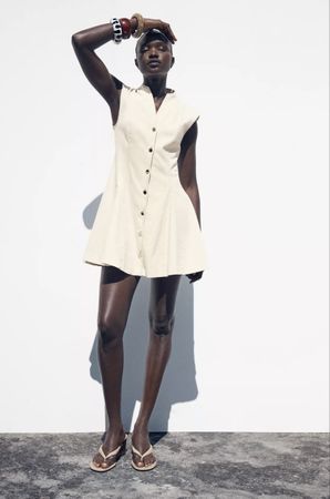 Sommerkleid, Größe S, Baumwollmischung/robe d'été, taille S