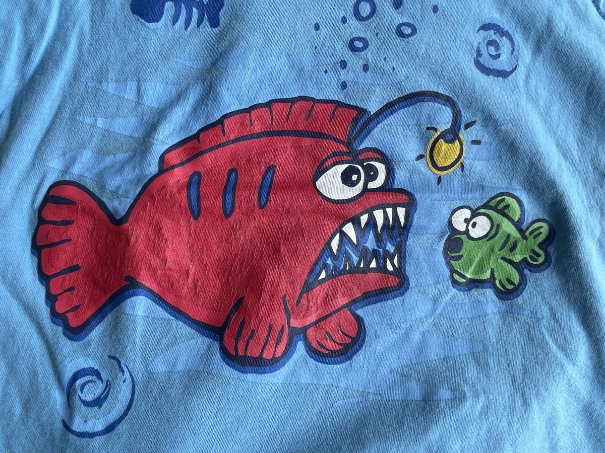 Camicie, T-shirt & Polo: 2xTank Tops Gr. 128 Tiefseefisch blau – Usato da Bern venduto da brup 7