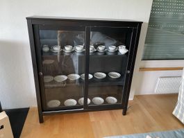 Hemnes Display Cabinet with Glass Doors