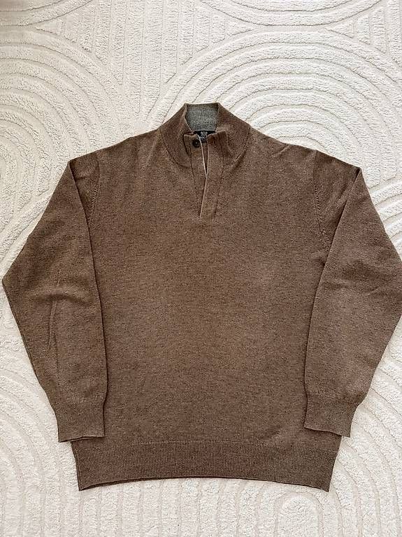 Boggi Maglioni & Felpe: Boggi Milano Cashmere Blend Herrenpullover Braun Gr. L – Usato da Otelfingen venduto da kan_cs56