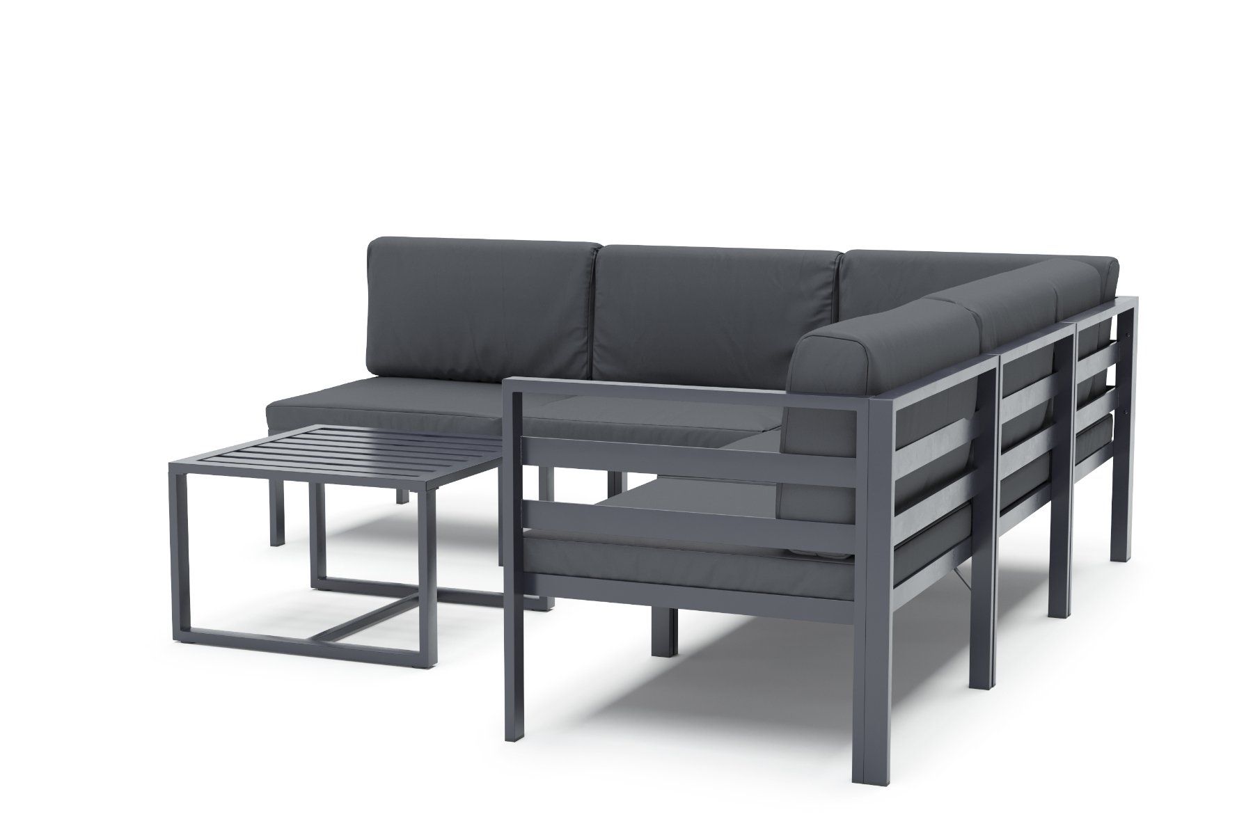 Divani: Lounge SAMBIA 6-teilig anthrazit - Gratis Versand – Nuovo e nell'imballaggio originale da Kleinwangen venduto da meinwarenkorb.ch 1