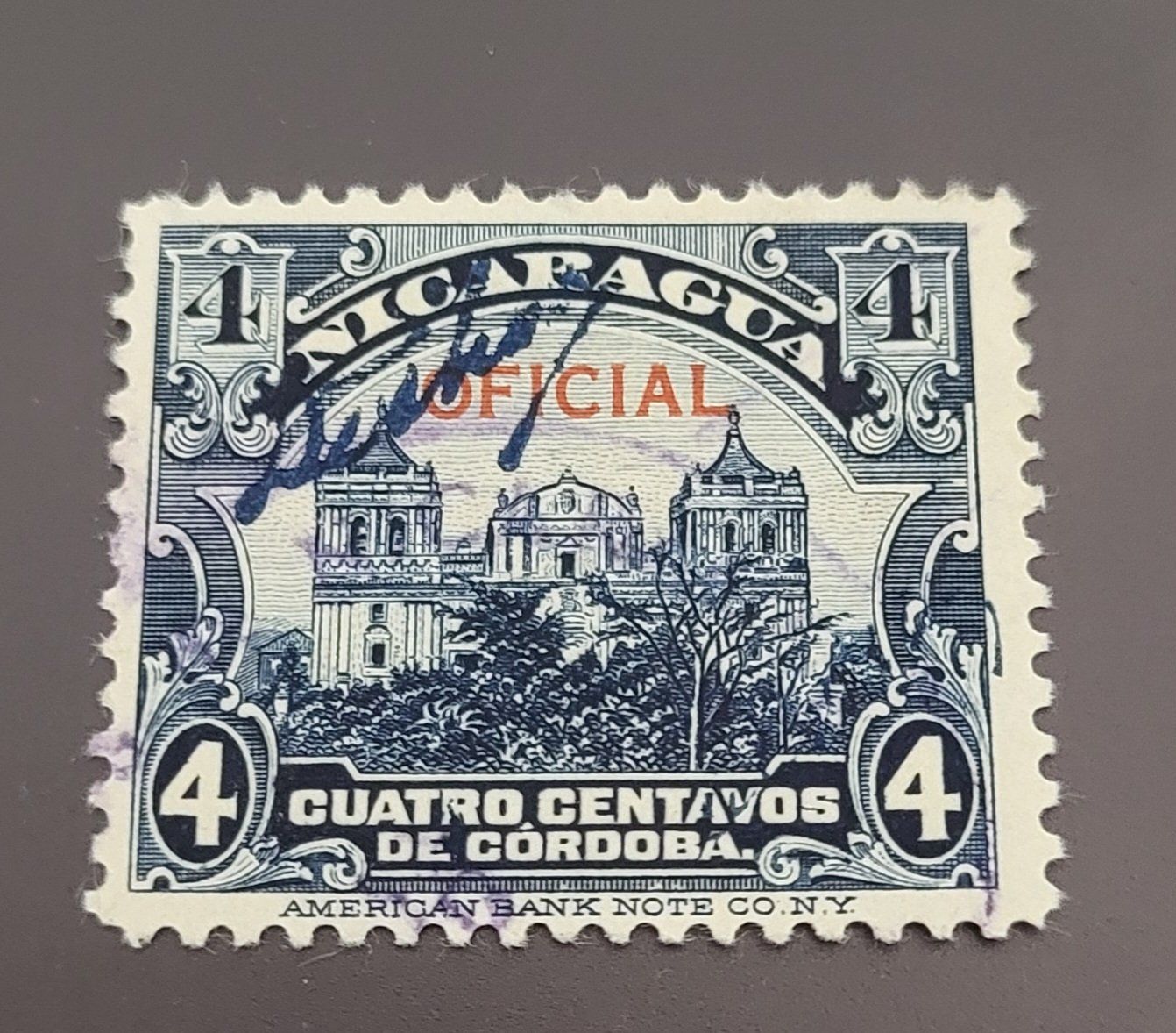 Tutti i francobolli: Nicaragua 1933 briefmarke – Usato da St Gallen venduto da Stampsalshobby