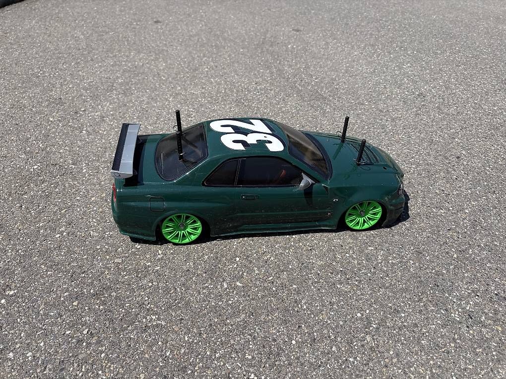Tamiya RC Modellbau: Tamiya Nissan GtR Tt02 Chassis – Gebraucht aus Dürrenäsch von sil_x298