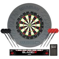 Dartboard/Surround Bundle Winmau Blade 360-grau inkl. Darts