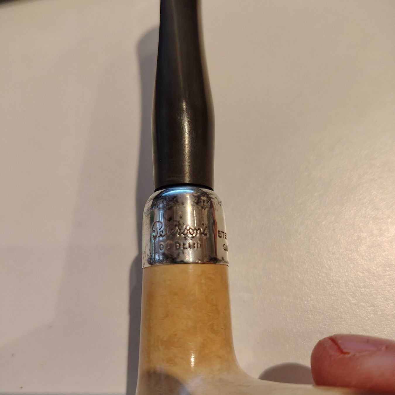 Pipe & Accessori: Petersen Dublin .925 Silver Mount Meerschaum Pipe – Usato da maroggia venduto da tondo_Music 1