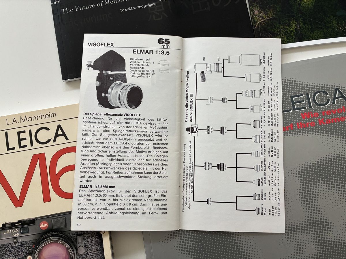 Libri: Leica M6-Bücher & Prospekte Konvolut – Usato da Zürich venduto da ZHCC 2