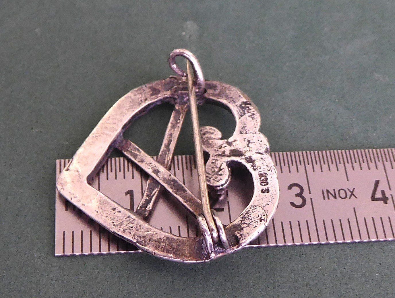 Spille & Fermagli: Antike Brosche 830 Silber 1890 - 1910 – Usato da Muri AG venduto da silvermouse007 3