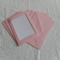 Passepartout Kartenset Rosa