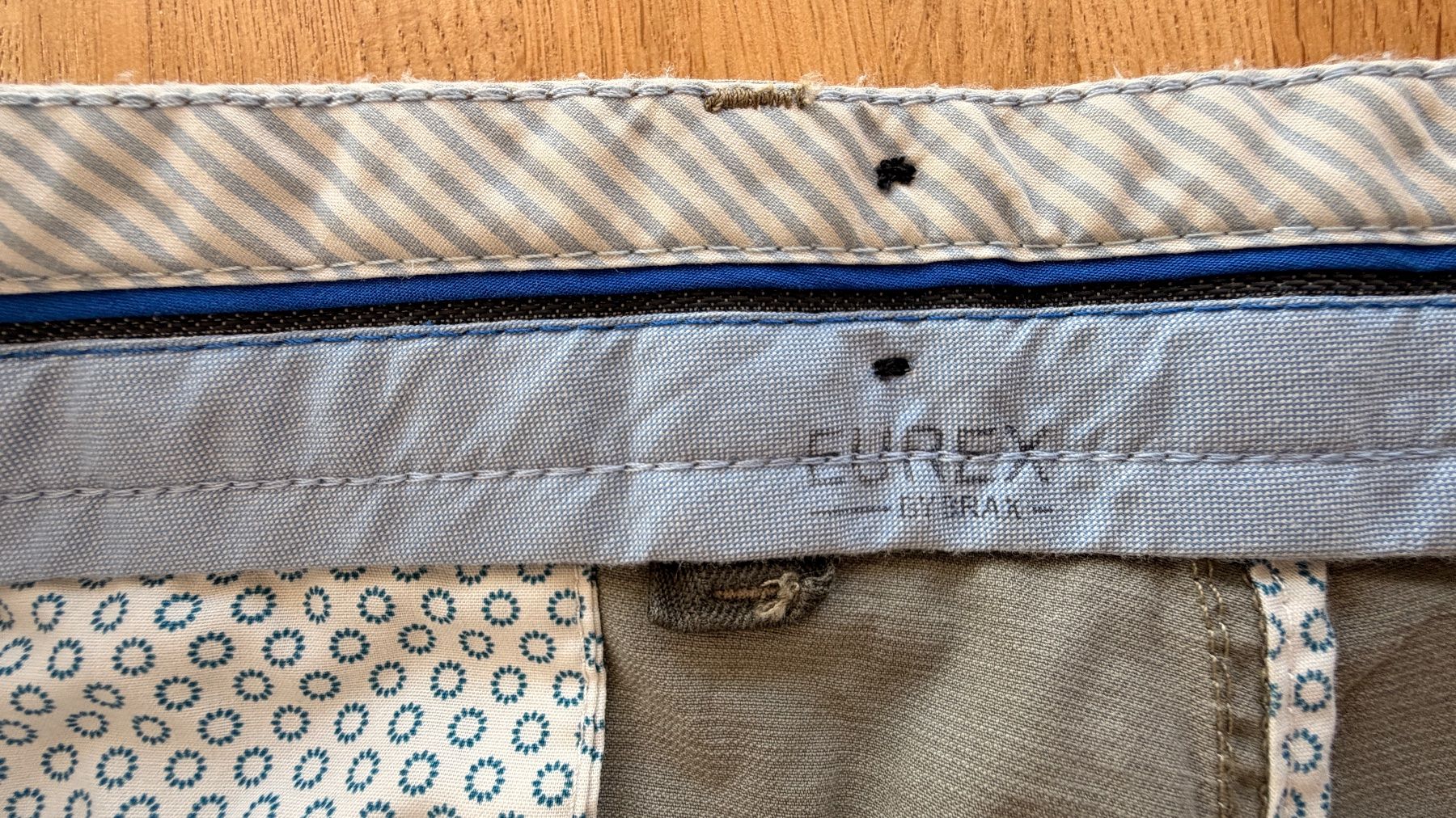 Brax Pantaloni: Hose - EUREX by BRAX Regular Cut blaugrau Gr. 58 42/32 – Usato da Winterthur venduto da Secondhand-Family 2