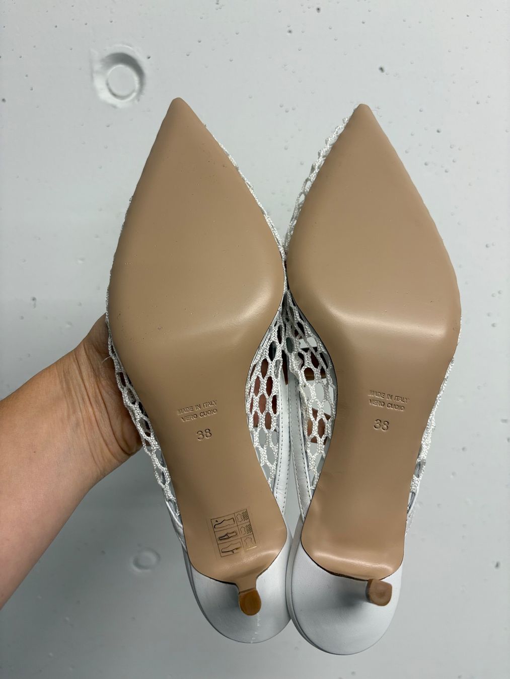 Damenschuhe: Sconlan Theodore Mules Schuhe Weiss Gr. 39 Netz Spitz – Neu (gemäss Beschreibung) aus Regensdorf von secondchancefashion 6