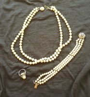 3-teiliges Vintage Perlen Schmuckset