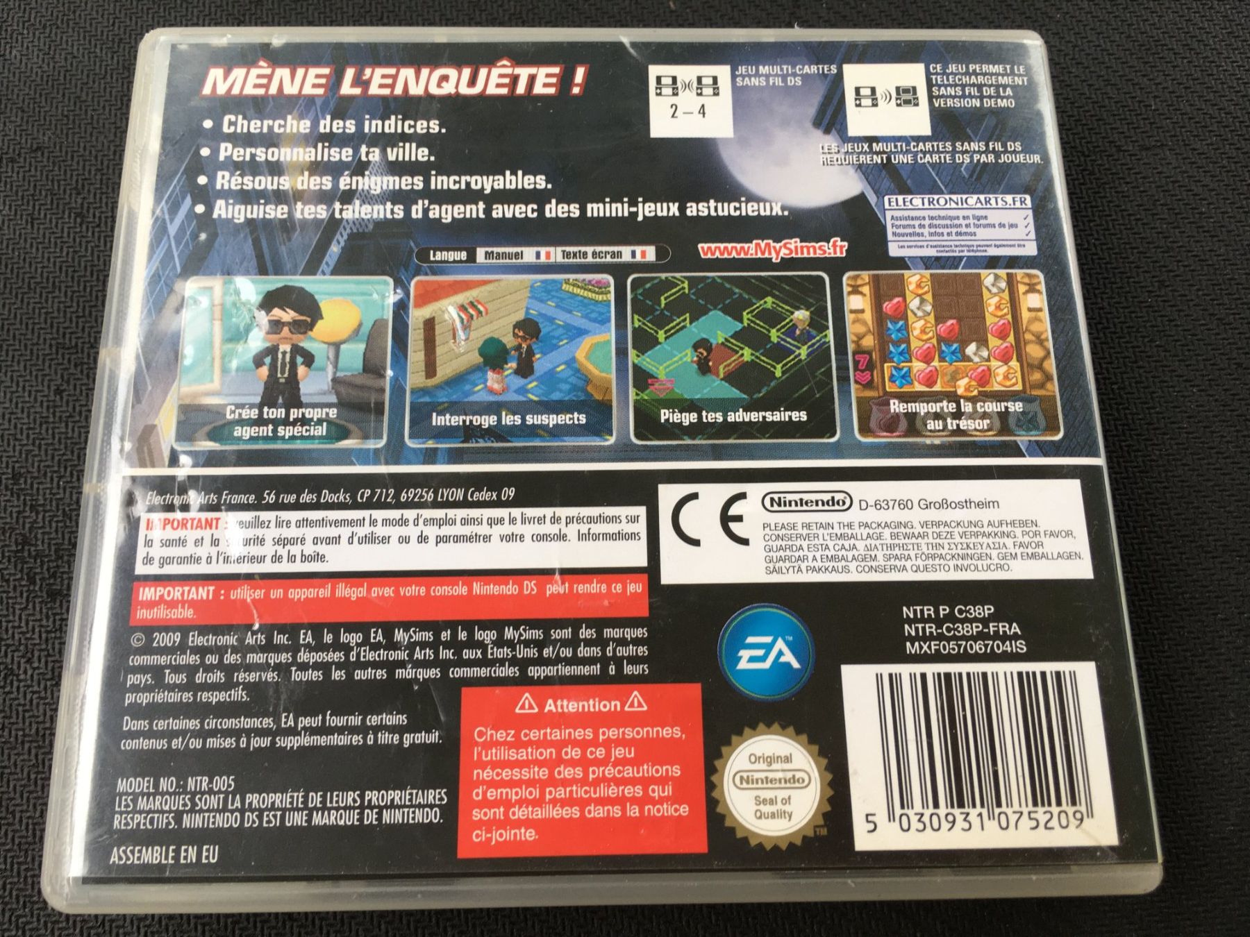 Nintendo Giochi: My Sims Agents - Nintendo DS – Usato da St.Gallen venduto da sjosjo 1