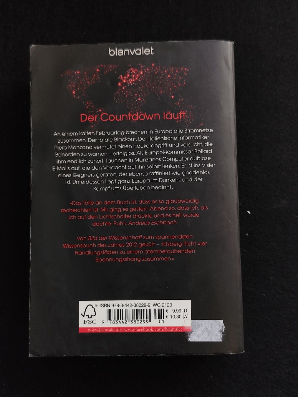 Libri: Blackout - Marc Elsberg – Usato da Winterthur venduto da nis_l6k5 1