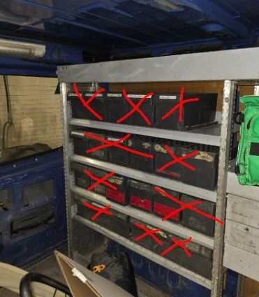 Sortimo Tutti gli attrezzi: Sortimo utilitaire - 200x40x h130 – Usato da Fribourg venduto da DC-SAN 1