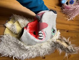 Fasnachtsmaske handgemacht, Kostüm, Larve