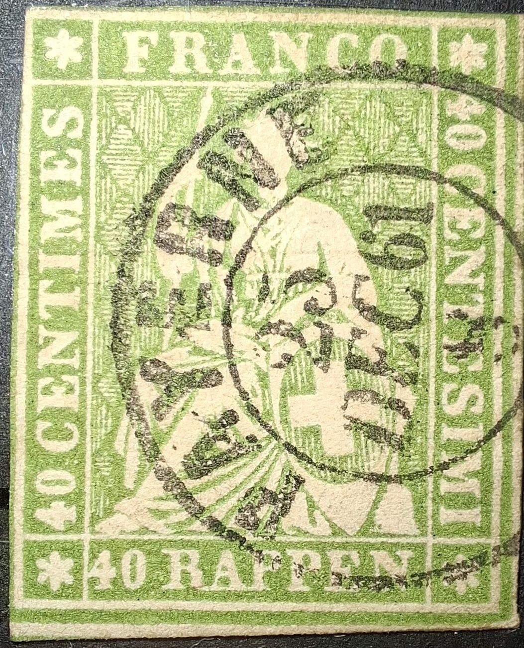 Tous les timbres: Strubel 26G Payerne Kat. 120.- – D'occasion à Balgach par SIMEON27