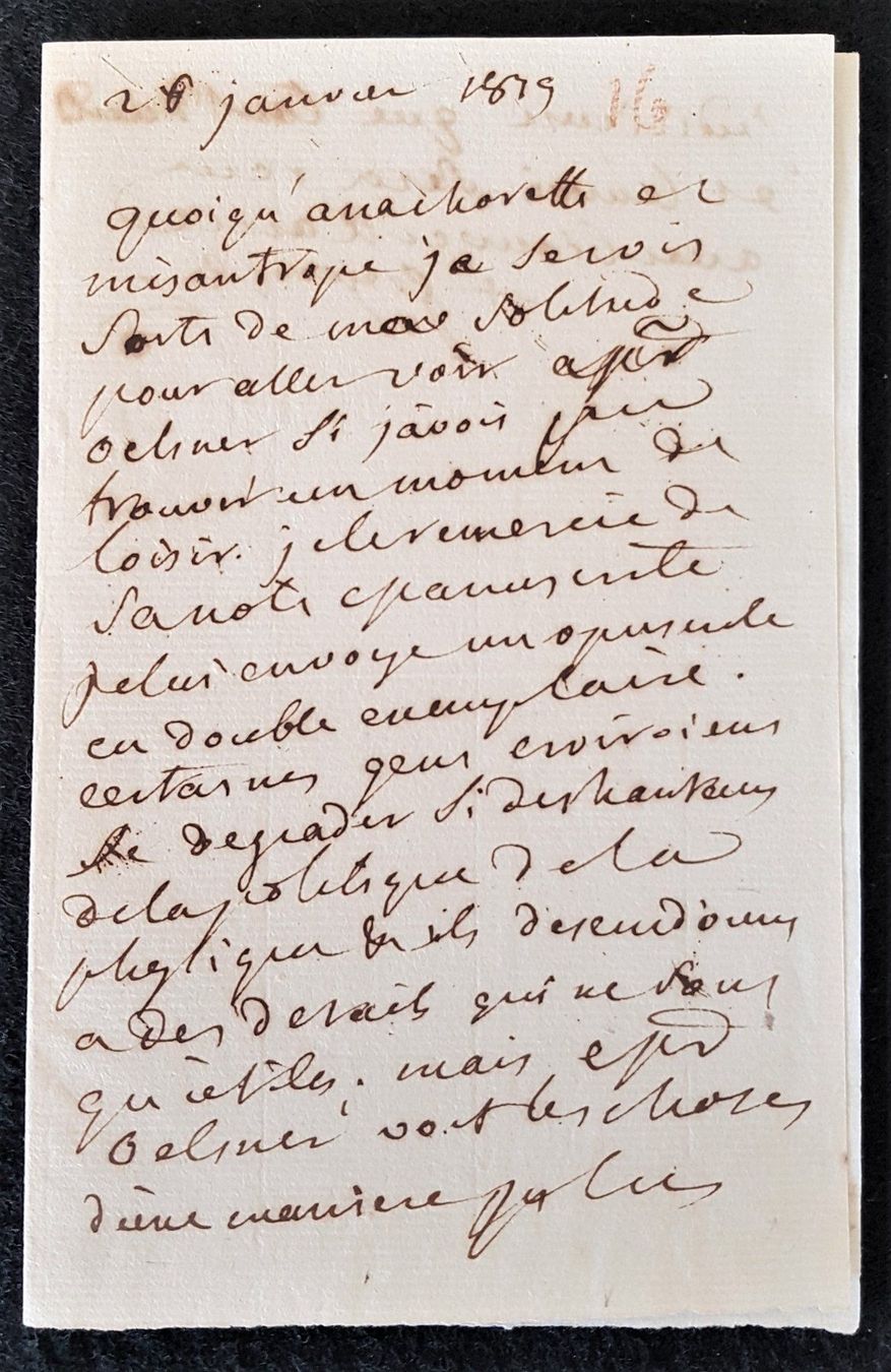 Autografi: Autograph "Abbé" Henri Grégoire, 1819 – Usato da Bourguillon venduto da Lucas111