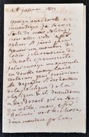 Autograph "Abbé" Henri Grégoire, 1819