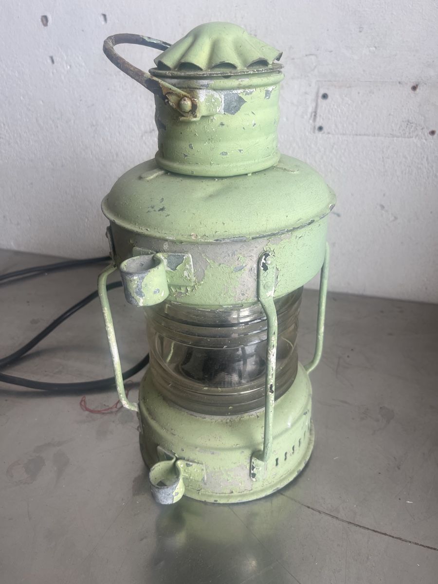 Lampen: Schiffslampe grün gebraucht mit Kabel und Stecker – Gebraucht aus Brienz BE von hey_z9vg 1