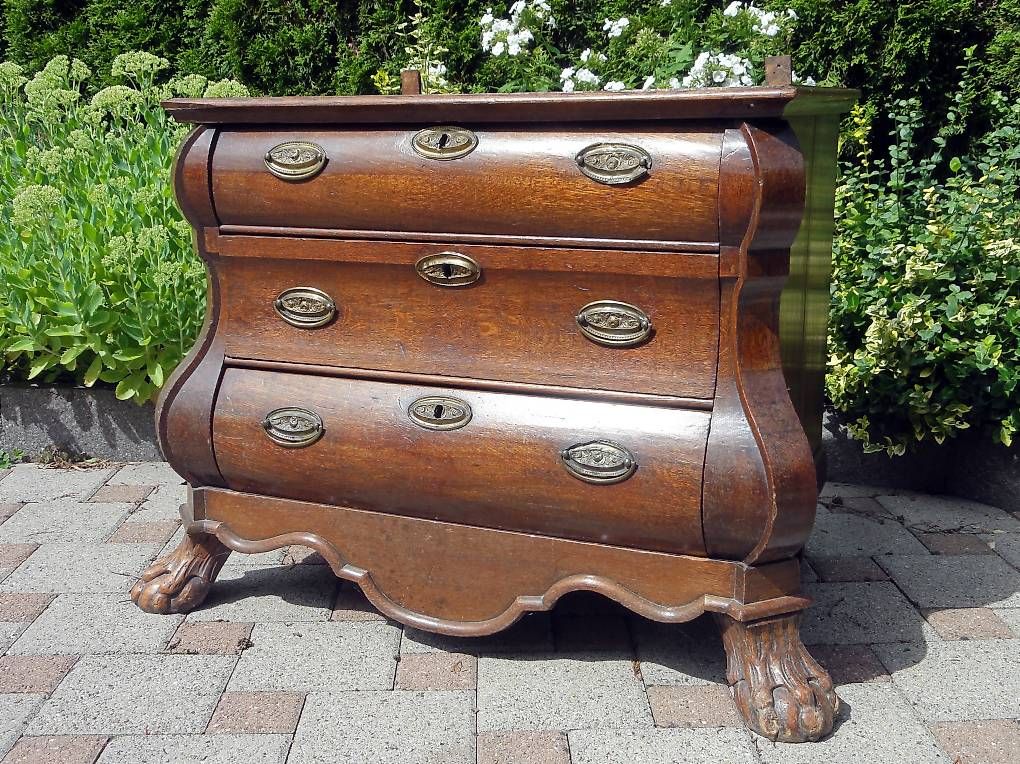 Commodes: Leinenpresse / Kommode, holländisch, Eiche, antik 1870 – D'occasion à Schwerzenbach par Pinut 4
