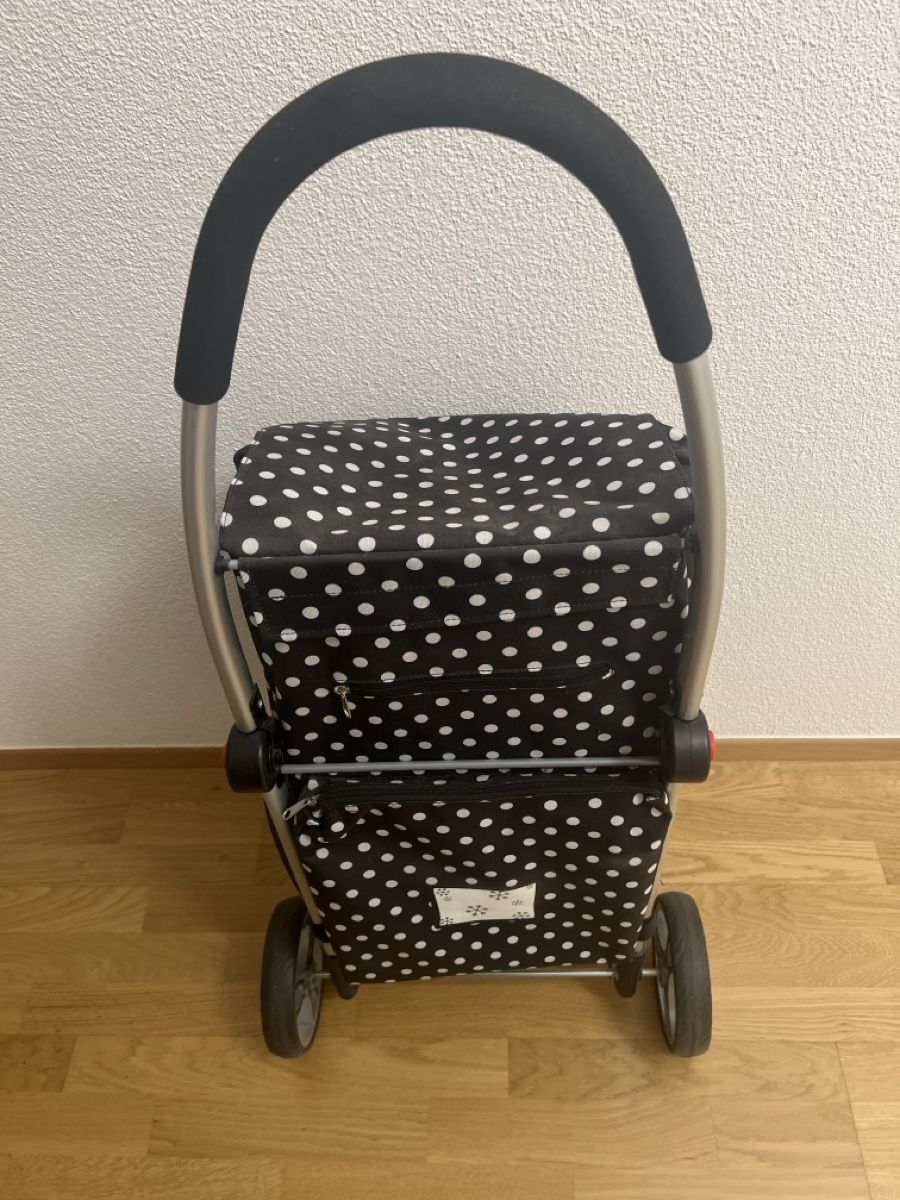 Altro per la casa: Einkaufstrolley Polka Dots schwarz, ungebraucht  – Nuovo (secondo la descrizione) da Uznach venduto da Apuutze 3