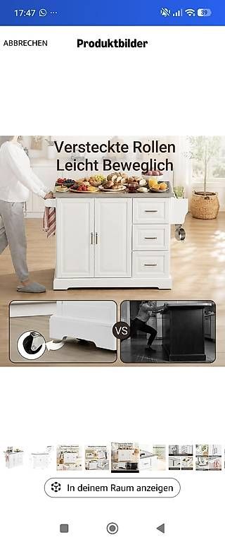 Cucine complete: Bewegliche Kücheninsel – Usato da Steinach venduto da jas_58s5 2