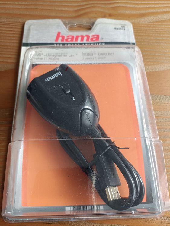 Hama Adaptateurs: Hama HDMI™-Umschalter 2x1 – Neuf avec emballage d'origine à Dulliken par Michel_9595 1