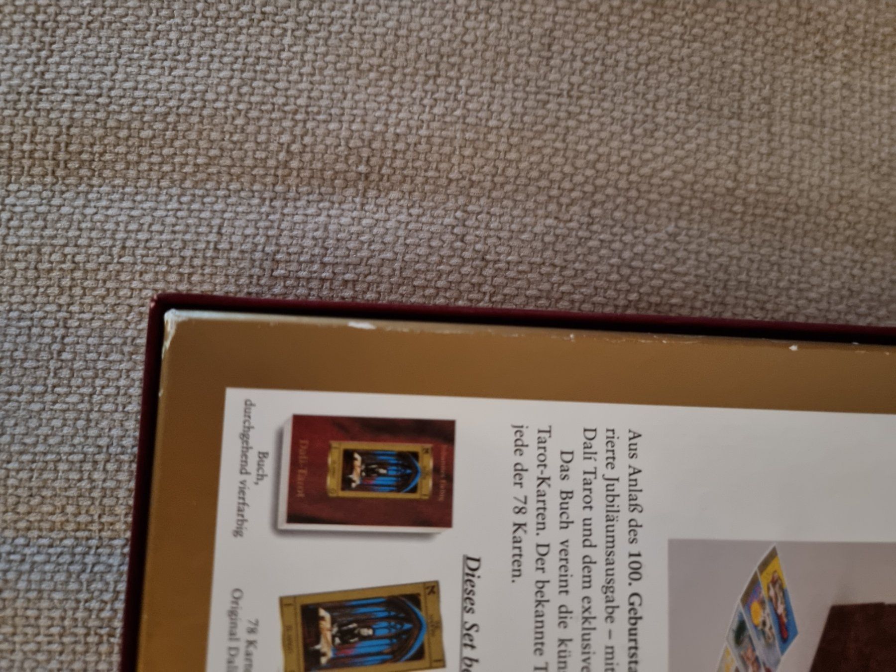 Giochi: DALÍ TAROT Jubiläumsedition, Samt Box – Usato da Veltheim AG venduto da gave04 8