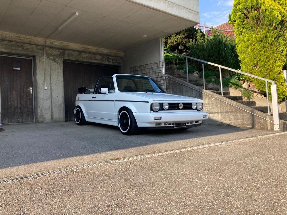 Golf 1 Cabrio frisch ab MFK 1800 white Edition div. Umbauten