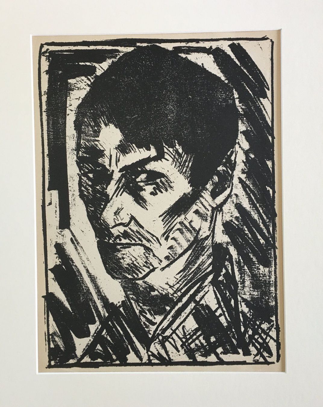 Grafiken & Lithographien: Otto Mueller     "Selbstbildnis nach Links..."  DRUCKGRAPHIK – Gebraucht aus Nennigkofen von juhit 2