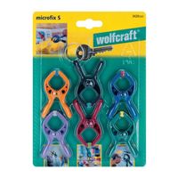 Werkstatt / Wolfcraft / Federzwinge Set Spannweite 20 mm