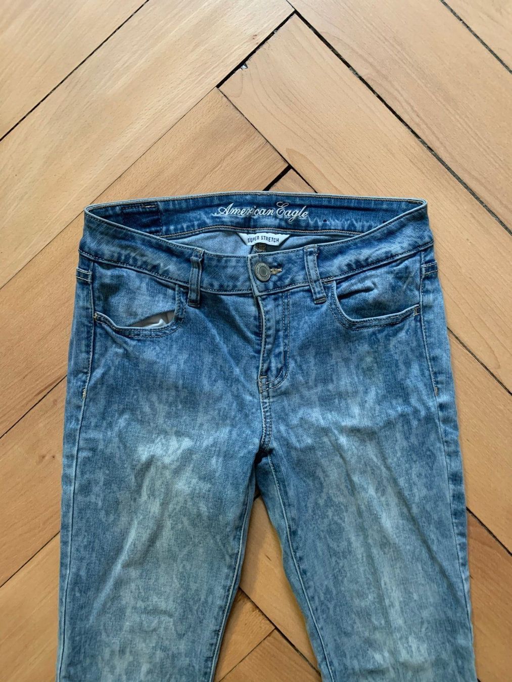 American Eagle Jeans: AMERICAN EAGLE - Jeggings Jeans blau S – Usato da Zürich venduto da Diazaio 1