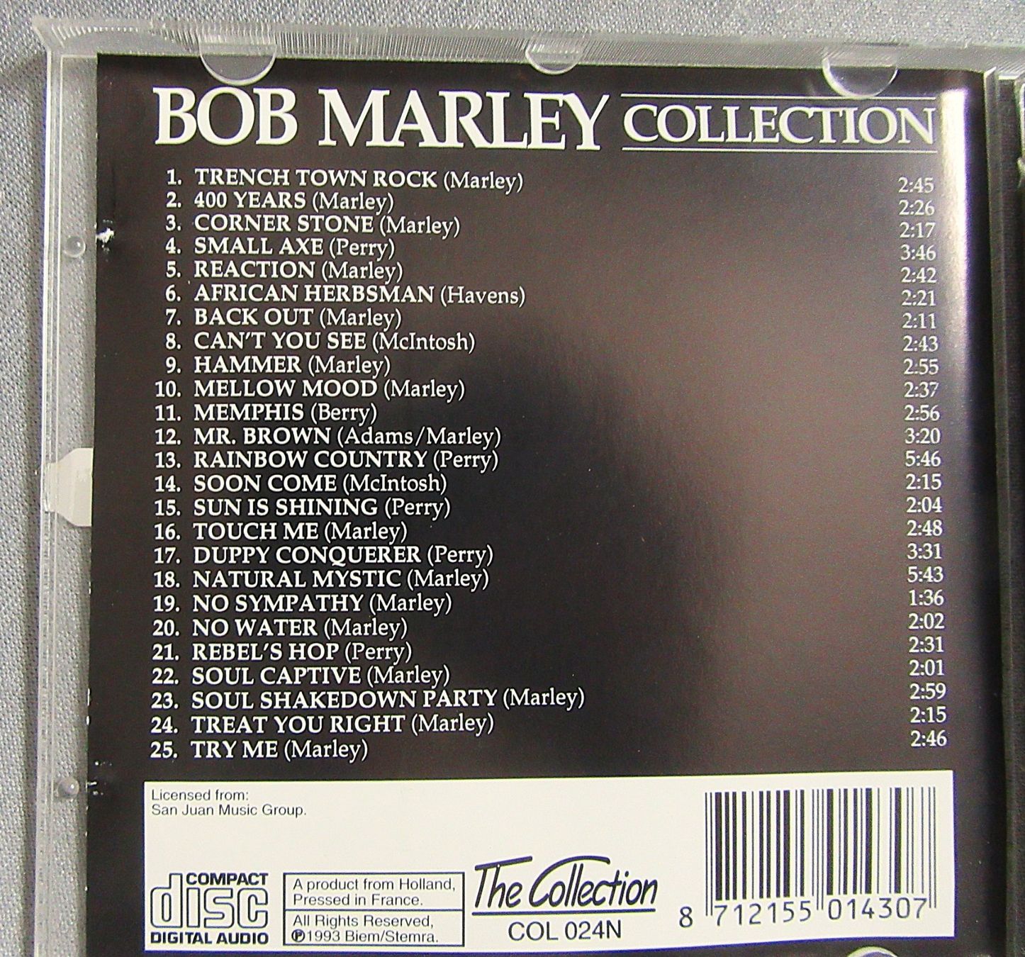 CDs: CD - Bob Marley - Collection - 25 Songs – Gebraucht aus Auenstein von Padabimbim 2
