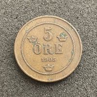 5 Öre Schweden 1905