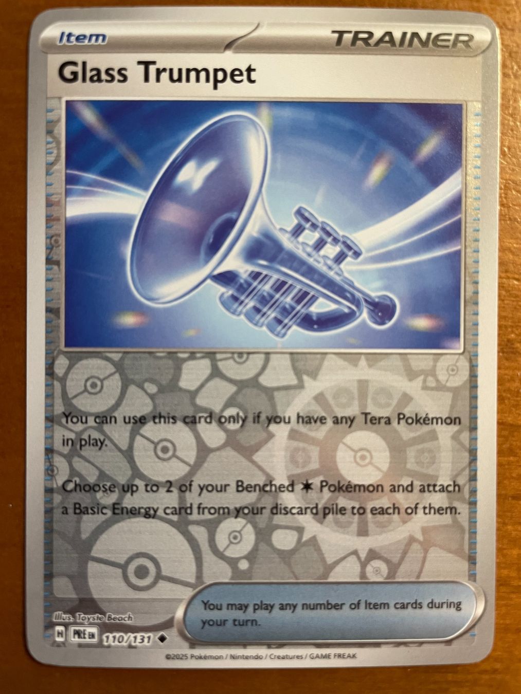 Pokémon Carte collezionabili: Pokemon Glass Trumpet Reverse (Versand gratis) – Nuovo (secondo la descrizione) da Chur venduto da Angerson