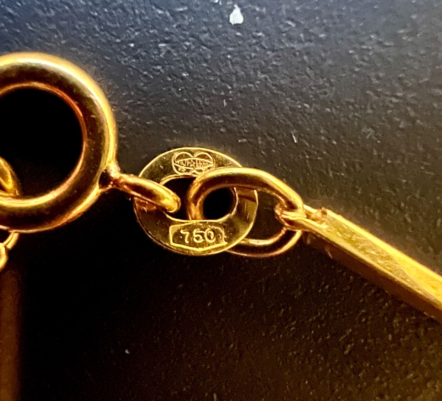 Catenine: Gold-Collier 18K mit Türkisen – Usato da Chur venduto da Penting1935 3