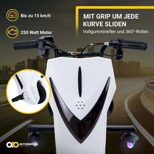Veicoli per bambini: Elektro-Drift-Trike Weiss – Nuovo e nell'imballaggio originale da Bottighofen venduto da zaap 5