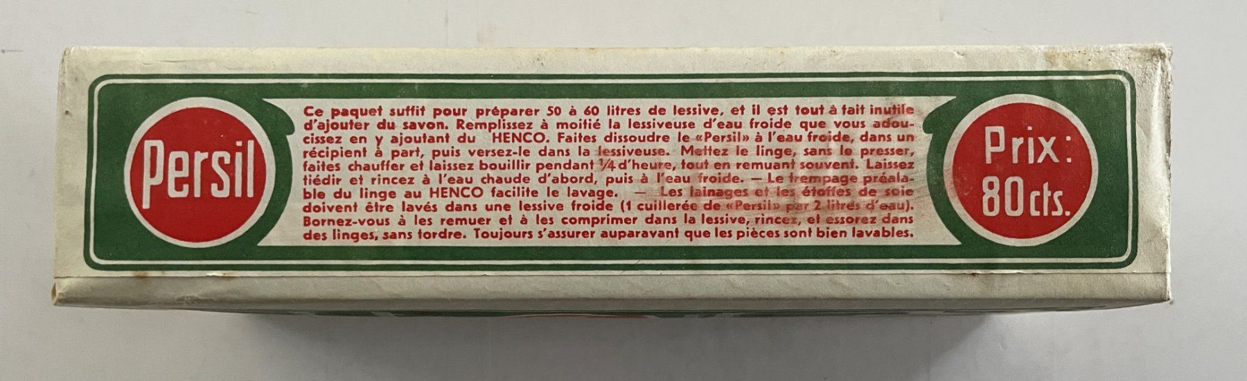 Grafica & Litografie: Alte Werbe Verpackung Persil ungeöffnet – Usato da Savagnier venduto da Ne2065 4
